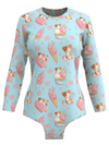 BunnyAF Sakura Kitty Ice Cream Onesie Romper Bodysuit Pyjamas