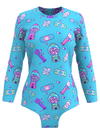 BunnyAF Self-Care: Meds Onesie Romper Bodysuit Pyjamas