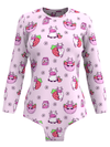 BunnyAF Strawberry Cow Onesie Romper Bodysuit Pyjamas